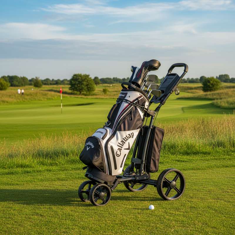 Big Max Golftrolley mit Zubehör