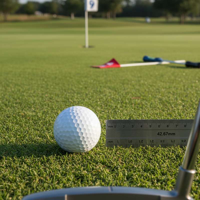 Durchmesser eines Golfballs