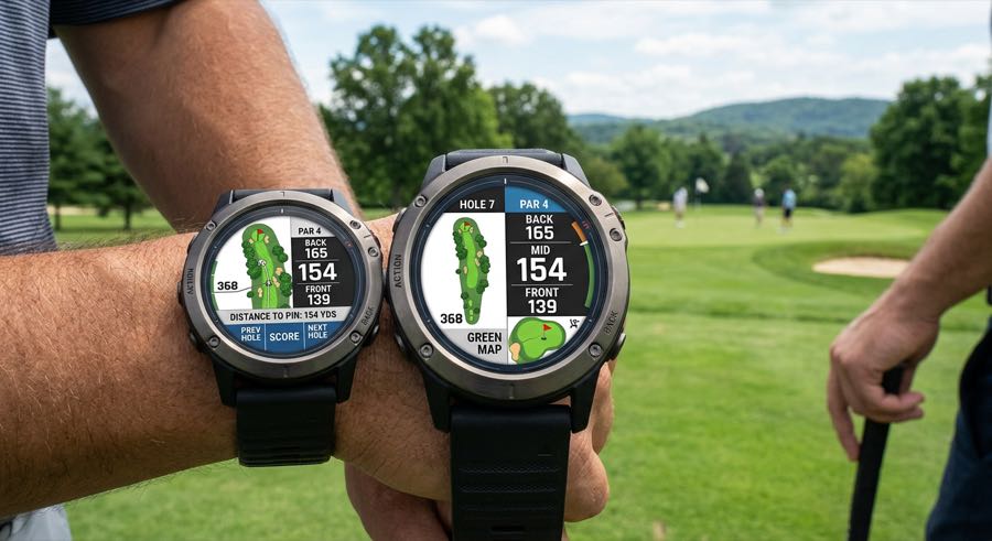 GPS Golfuhr vs Laser Rangefinder Vergleich