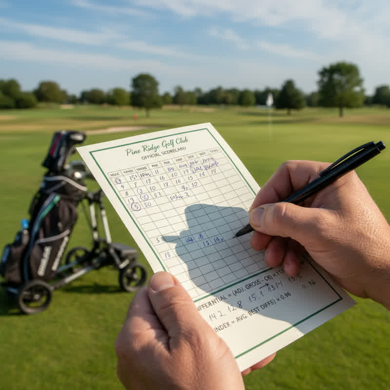 Golf Handicap Berechnung Schritt für Schritt Anleitung