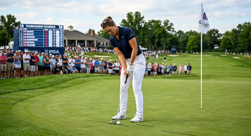 Golfhandschuh korrekt anlegen — linke Hand für Rechtshänder
