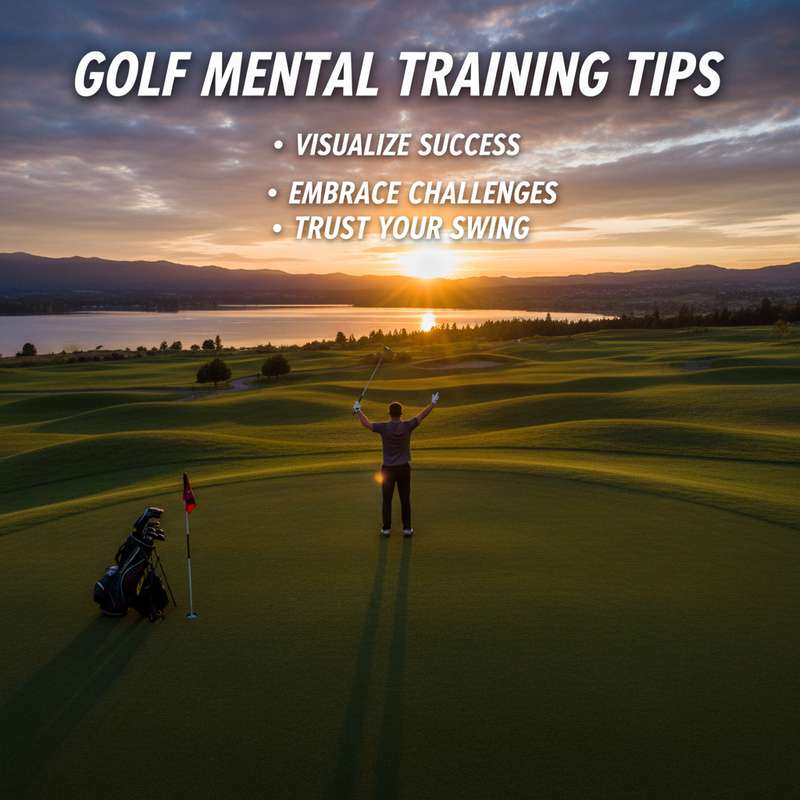 Golf Mental Training – Golfer konzentriert sich vor dem Abschlag