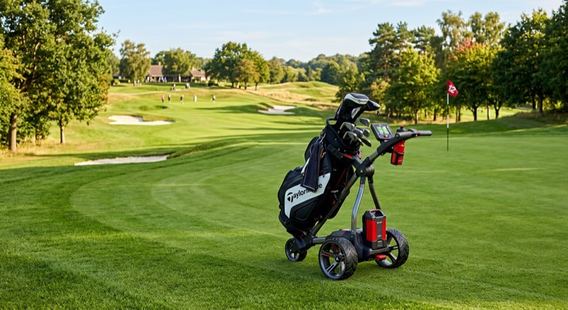 Elektro Golf Trolley Test 2026 — verschiedene Modelle auf dem Golfplatz
